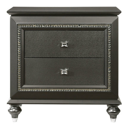 ACME 27283 Kaitlyn Nightstand, Champagne