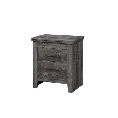ACME 27323 Vidalia Nightstand, Rustic Gray Oak ACME Furniture