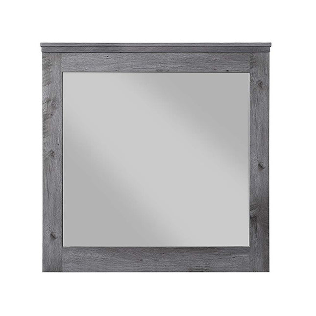 ACME 27324 Vidalia Mirror, Rustic Gray Oak