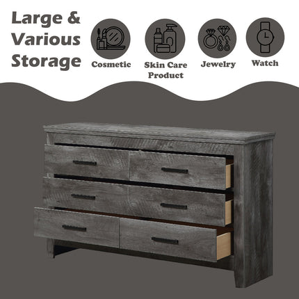 ACME 27325 Vidalia Dresser, Rustic Gray Oak