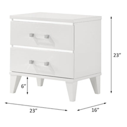 ACME 27393 Chelsie Nightstand White Finish