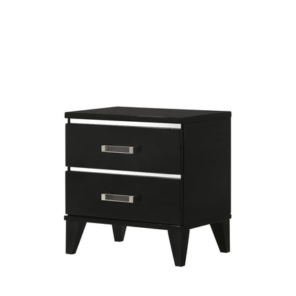 ACME 27413 Chelsie Nightstand Black Finish
