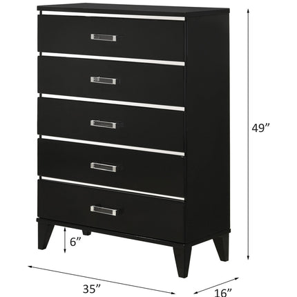 ACME 27416 Chelsie Chest Black Finish