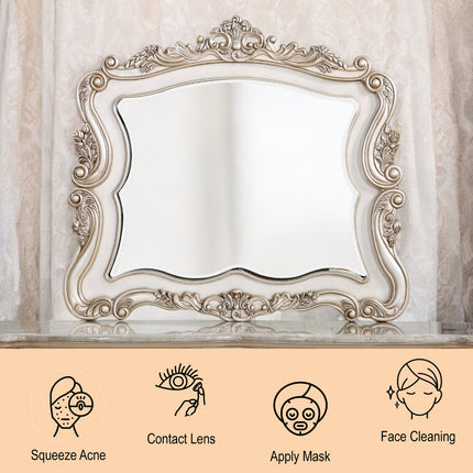 ACME 27444 Gorsedd Mirror, Antique White