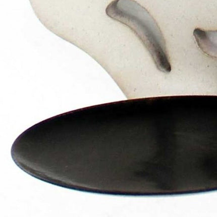 11" White Floral Solid Wood Wall Sconce Candle Holder HomeRoots