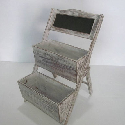 10" Gray Solid Wood Indoor Outdoor Planter Box HomeRoots