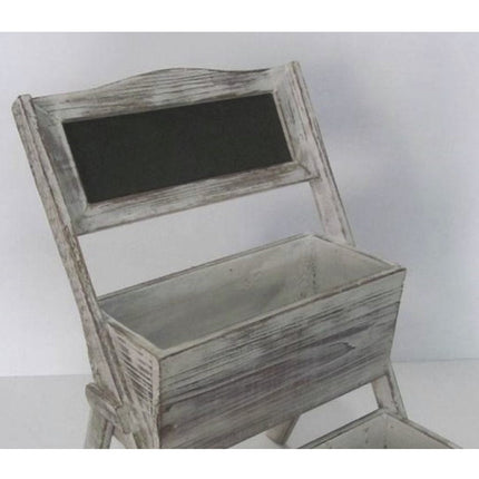 10" Gray Solid Wood Indoor Outdoor Planter Box HomeRoots