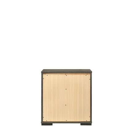 ACME 27653 Escher Nightstand with USB Dock, Gray Oak