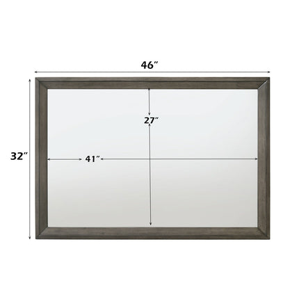 ACME 27654 Escher Mirror, Gray Oak