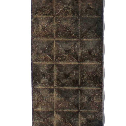 30" Distressed Bronze Metal Bedside Lamp With Khaki Shade HomeRoots