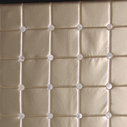 84" Gold Fabric Folding Two Panel Screen Room Divider HomeRoots