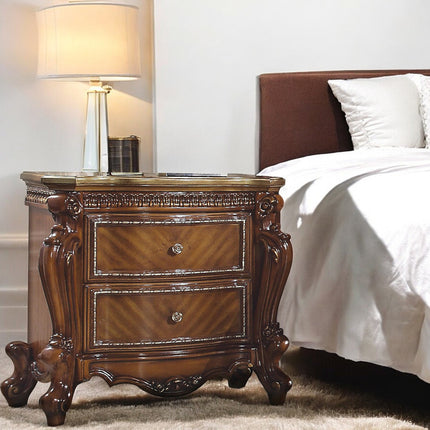 ACME 27843 Picardy Nightstand, Cherry Oak