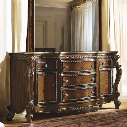 ACME 27845 Picardy Dresser, Cherry Oak