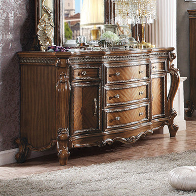 ACME 27845 Picardy Dresser, Cherry Oak ACME Furniture