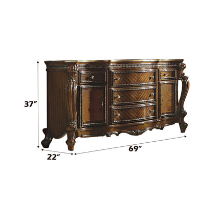 ACME 27845 Picardy Dresser, Cherry Oak