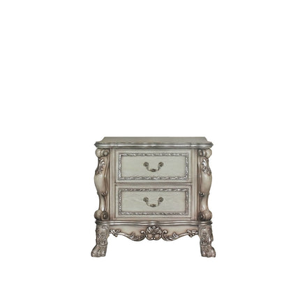 ACME 28173 Dresden Nightstand, Vintage Bone White