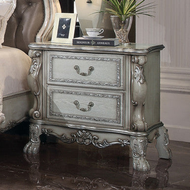 ACME 28173 Dresden Nightstand, Vintage Bone White ACME Furniture
