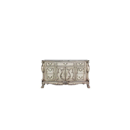 ACME 28175 Dresden Dresser, Vintage Bone White