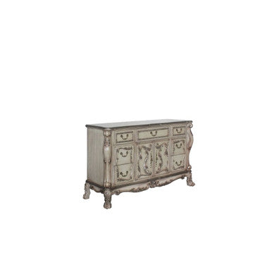 ACME 28175 Dresden Dresser, Vintage Bone White ACME Furniture