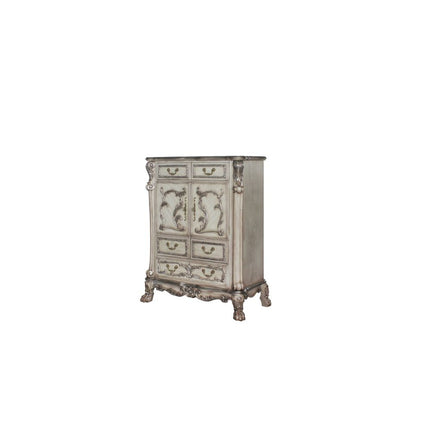 ACME 28176 Dresden Chest, Vintage Bone White