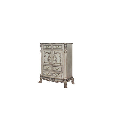 ACME 28176 Dresden Chest, Vintage Bone White ACME Furniture