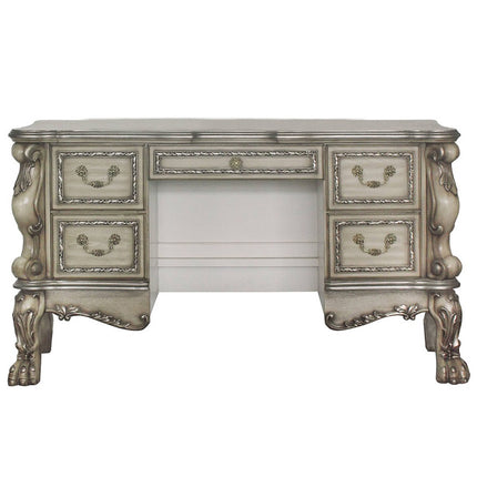 ACME 28193 Dresden Vanity Desk, Vintage Bone White
