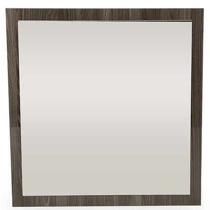 41" Gray Square Framed Mounted Accent Mirror HomeRoots