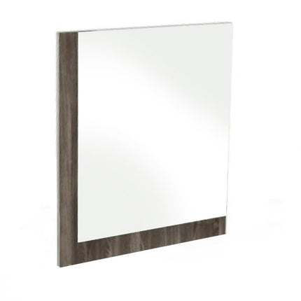 41" Ebony Wood Framed Mounted Dresser Mirror HomeRoots