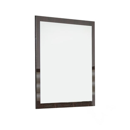41" Ebony Wood Framed Mounted Dresser Mirror HomeRoots