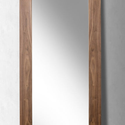 79" Brown Framed Leaning Full Length Hanging Mirror HomeRoots