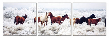 Set of Three White Canvas Square Framed Art HomeRoots
