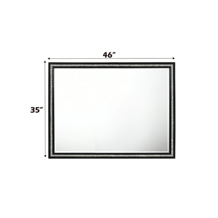 ACME 28434 Haiden Mirror, Weathered Black Finish