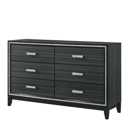 ACME 28435 Haiden Dresser, Weathered Black Finish