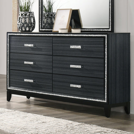 ACME 28435 Haiden Dresser, Weathered Black Finish