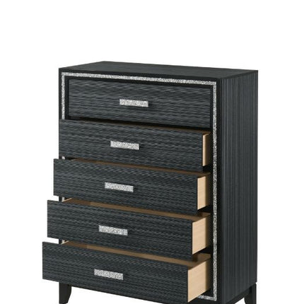 ACME 28436 Haiden Chest, Weathered Black Finish