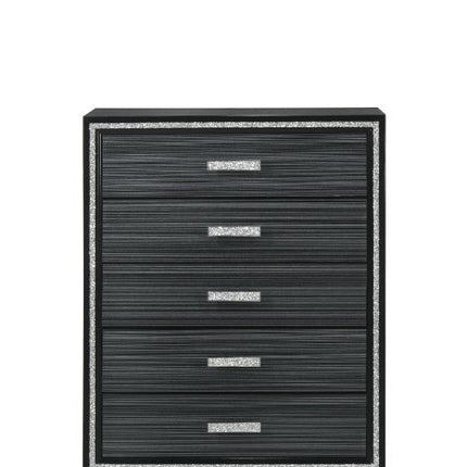 ACME 28436 Haiden Chest, Weathered Black Finish