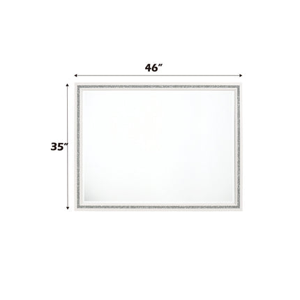 ACME 28454 Haiden Mirror, White Finish