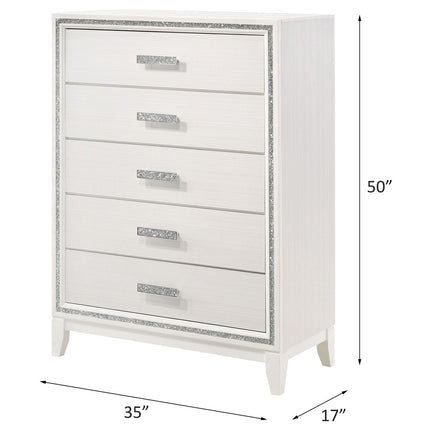 ACME 28456 Haiden Chest, White Finish
