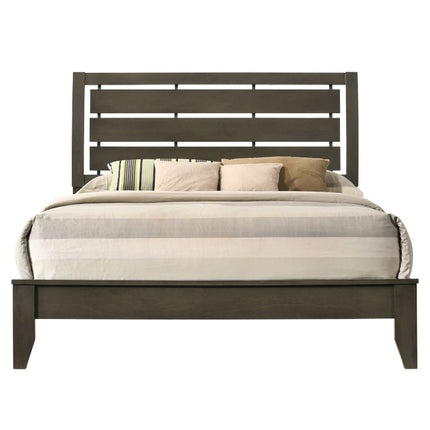 ACME 28467EK Ilana Eastern King Bed, Gray Finish