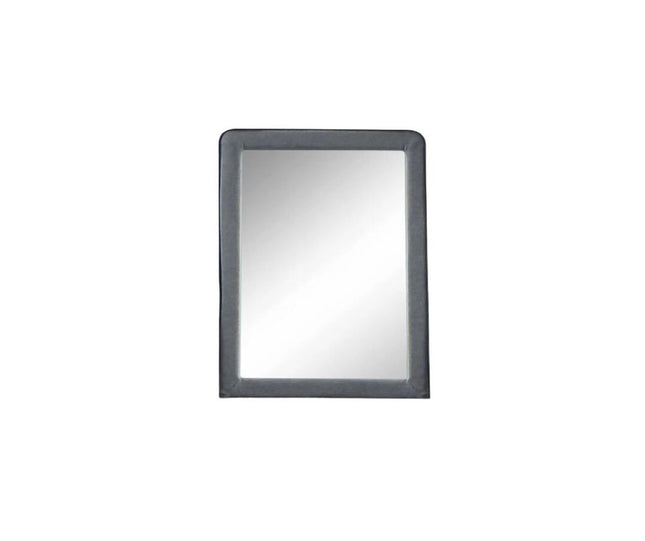 36" Light Gray Framed Mirror HomeRoots