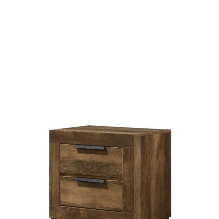 ACME 28593 Morales Nightstand, Rustic Oak Finish
