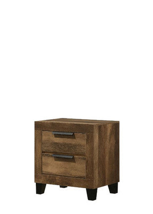 ACME 28593 Morales Nightstand, Rustic Oak Finish ACME Furniture