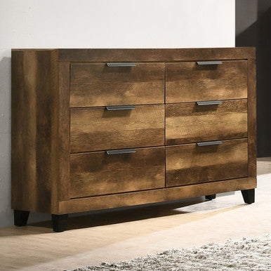 ACME 28595 Morales Dresser, Rustic Oak Finish ACME Furniture