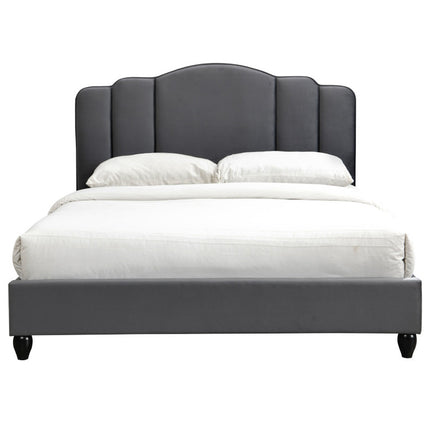 ACME 28967EK Giada Eastern King Bed, Charcoal Fabric