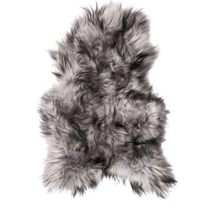 Metallic Silver Animal Print Area Rug