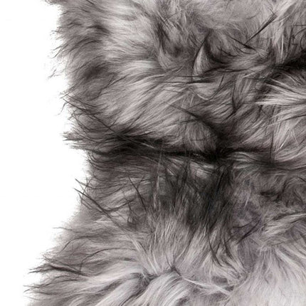 Metallic Silver Animal Print Area Rug HomeRoots