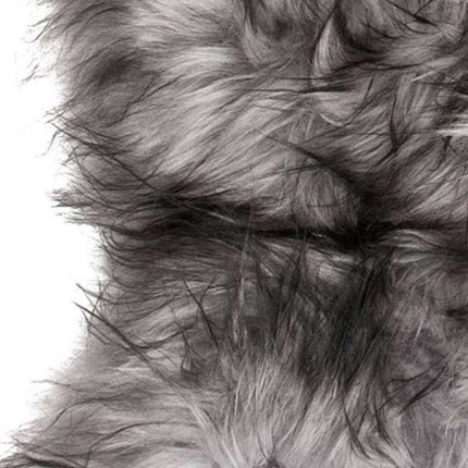 Metallic Silver Animal Print Area Rug HomeRoots