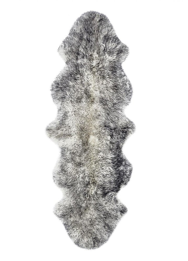 Gradient Grey Animal Print Area Rug HomeRoots