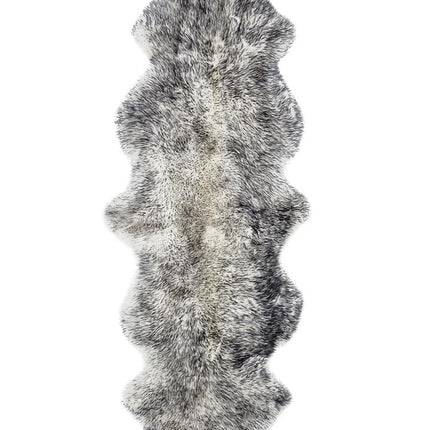 Gradient Grey Animal Print Area Rug HomeRoots