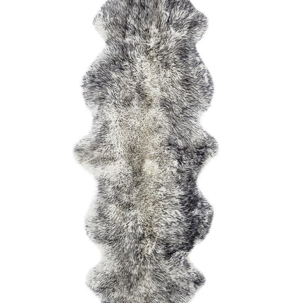 Gradient Grey Animal Print Area Rug HomeRoots